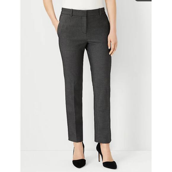 Loft Plus The Straight Pant Trouser Grey Black Charcoal Size: 14 - Picture 1 of 8
